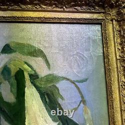 ANTIQUE Oil Painting Signed Original, French Artist Jean De Chambrun