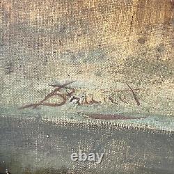 Adele Brunet (Austin, Texas 1871-1965) Antique Still Life Original Oil Painting