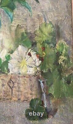 Albert Londraville, Original Oil Painting, Large Floral Bouquet