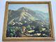 Antique American Impressionism Painting Listed Landscape Early California Large