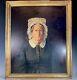 Antique French Oil Painting On Canvas, Artist Signed, C1886 Portrait Of A Lady