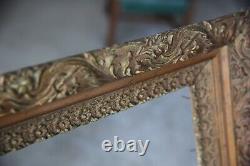 Antique Gold Gilt Wood Picture Frame for large Oil painting photo victorian
