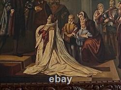 Antique Oil Painting Framed Identical Copy