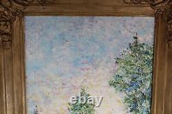 Antique Oil Painting Signed MCREE Oil On Board #1 Antique Impressionist Painting