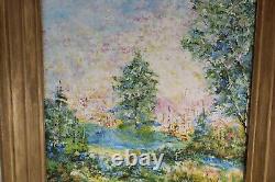 Antique Oil Painting Signed MCREE Oil On Board #1 Antique Impressionist Painting