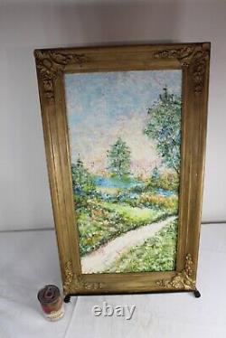 Antique Oil Painting Signed MCREE Oil On Board #1 Antique Impressionist Painting