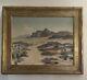 Antique Oil Painting By Listed California Artist Wallace Howard 1882-1959