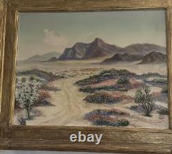 Antique Oil Painting by LISTED California artist WALLACE HOWARD 1882-1959