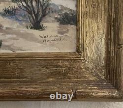 Antique Oil Painting by LISTED California artist WALLACE HOWARD 1882-1959