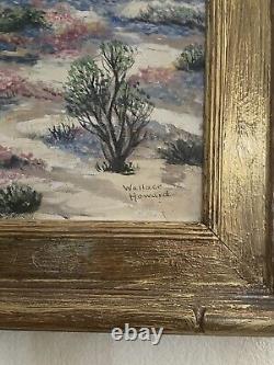 Antique Oil Painting by LISTED California artist WALLACE HOWARD 1882-1959