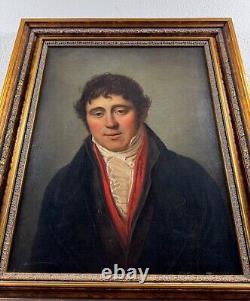 Antique Oil Portrait Painting Young Man 19th Century French English CHRISTIE'S