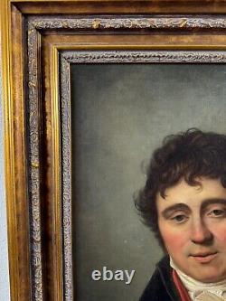 Antique Oil Portrait Painting Young Man 19th Century French English CHRISTIE'S