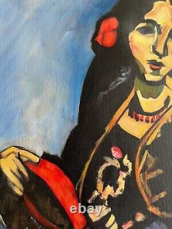 Antique Oil on canvas signed Henri Matisse Large size 19 x 27