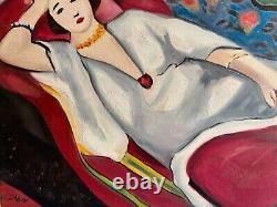 Antique Oil on canvas signed Henri Matisse Large size 19 x 27