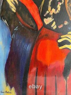 Antique Oil on canvas signed Henri Matisse Large size 19 x 27