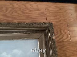Antique Original Oil Wood Frame- Signed
