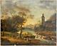 Antique Painting, Oil In Canvas, European, Severn, Signed, Dated 1878, 19th C