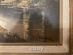 Antique S. Silvana Forest Oil Painting S/N AL2352