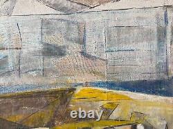 Antique Vintage Mid Century Modern Abstract Expressionist Oil Painting, Æ Nash