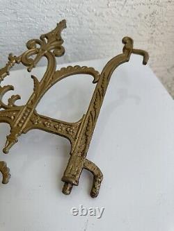 Antique large Victorian bradley and hubbard Oil Lamp chandelier arm 1877 parts