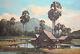 Antique Large Oil Painting Landscape Country Scene Signed