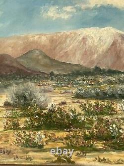 Bert Wood Antique California Plein Air Landscape Impressionist Oil Painting Old