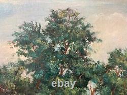 Fine Antique California Plein Air Landscape Oil Painting, Schlagl Marin 40s