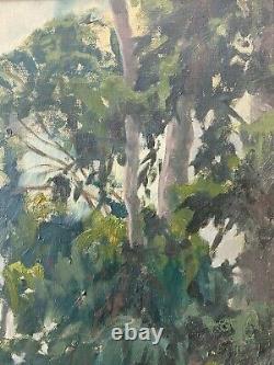 Fine Antique Old California Plein Air Landscape Oil Painting, ADDISON JOHNSON