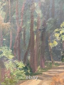 Fine Antique Old California Plein Air Landscape Oil Painting, ADDISON JOHNSON