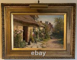 Florence Fitzgearld Antique Plein Air Landscape Oil Painting Old United Kingdom