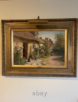 Florence Fitzgearld Antique Plein Air Landscape Oil Painting Old United Kingdom