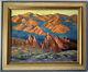 Hilda Van Zandt Antique California Landscape Oil Painting Old Modern Abstract 50