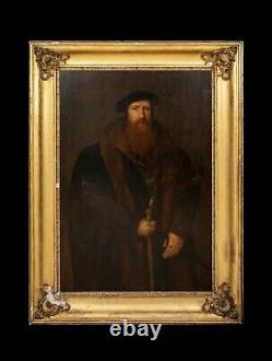 Huge 16th Century Tudor Portrait Of William Paget (1506-1563) King Henry VIII