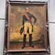 Huge Antique Portrait Oil Painting Louis Charles Philippe By Charles Bennet