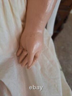 Large Antique 25 Martha Chase Oil Painted Baby Doll Made In USA