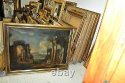 Large Antique Allegorical Grand Salon Painting by Artist Zorn