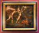 Large Painting Antique Apollo Fangs Oil On Canvas Xvii Century Old Master