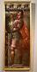 Large Painting Antique Warrior Star Oil On Canvas 16 Century Old Master