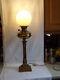 Large Antique 1901 Veritas Oil Lamp Converted To Electricity