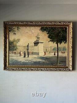 Mario Ferdelba French Antique Landscape Impressionist Oil Painting Old France 50