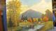 Mt. Kearsarge Antique/vintage Oil Painting Sunapee, Nh Area By Hh Howe