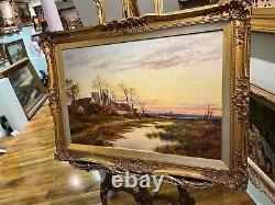 OIL PAINTING LARGE FINE F. E. Jamieson Antique 19th Century British OLD MASTER