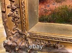 OIL PAINTING LARGE FINE F. E. Jamieson Antique 19th Century British OLD MASTER