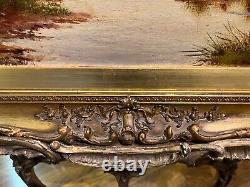 OIL PAINTING LARGE FINE F. E. Jamieson Antique 19th Century British OLD MASTER