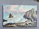 Old Antique Oil Painting California Plein Air Beach Listed Art Mf Carlstedt