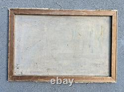 Old Antique Oil Painting California Plein Air Beach Listed Margaret Carlstedt