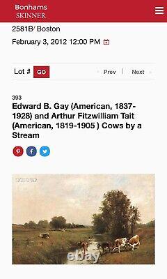 RARE Antique New York Impressionist Oil Painting, Arthur Fitzwilliam Tait'85