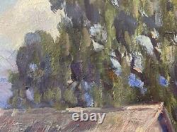 RARE Fine Antique Early California Plein Air Landscape Oil Painting AHLGREN