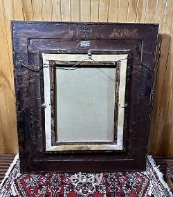 Rare Antique 1883 Francis Sydney Muschamp Masterpiece Oil Painting 33x30 Estate