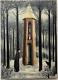 Remedios Varo (handmade) Oil On Canvas Painting Signed And Stamped (unframed)